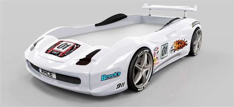 Wir haben uns ausgestattet der wichtigen aufgabe angenommen. Autobett Turbo 01 weiss mit LED | Sports car, Car, Vehicles