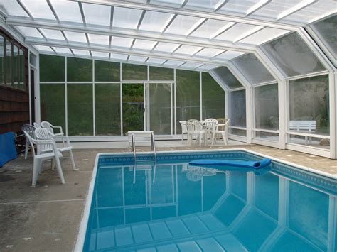 Connecticut Swimming Pool Enclosure Manufactured By Roll A Coveramerica
