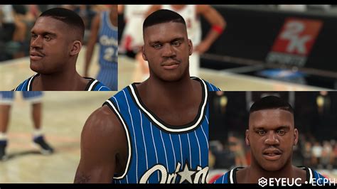 Nba 2k20 Young Shaq Cyberface And Body Model By Ecph Shuajota Your