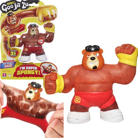 Buy Heroes Of Goo Jit Zu Single Spongy Bear Action Figure Brawler