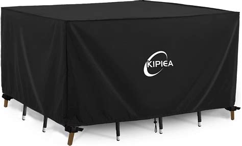 kipiea 58 l x 34 w x 28 h patio furniture set covers waterproof winter heavy duty 420d