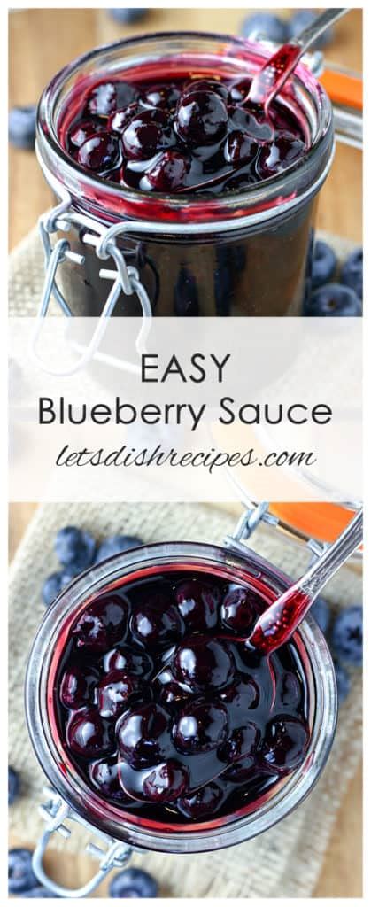 Easy Blueberry Sauce Lets Dish Recipes