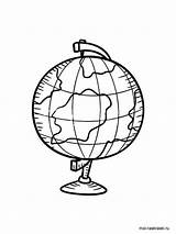 Globe Coloring Printable Mycoloring sketch template