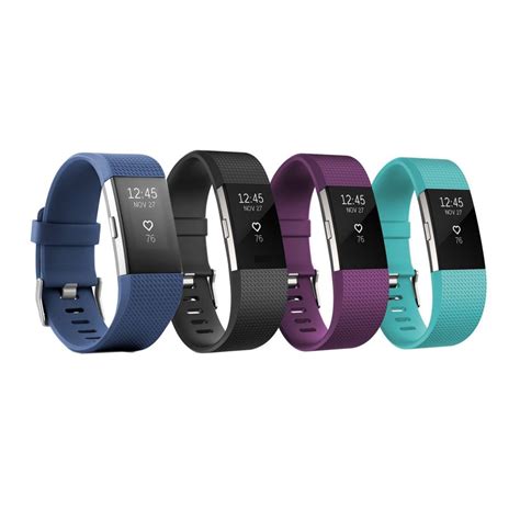 Fitbit Charge 2 Heart Rate Fitness Wristband Large And Small Size