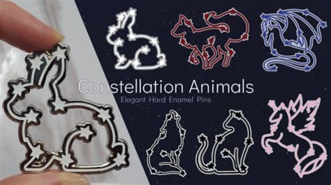 Full Set Constellation Animals Etsy