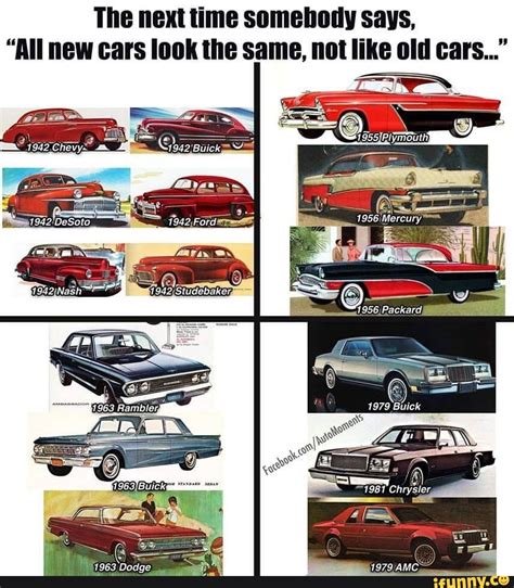 The Next Time Somebody Says All New Cars Look The Same Not Like Old Cars Mercury Ifunny