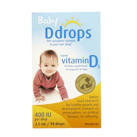 D Drops Baby Liquid Vitamin D3 Vitamin Supplement 90 Drops Babies R