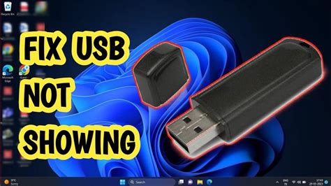 How To Fix Usb Driveflash Drivepen Drive Not Showing Up In Windows 11