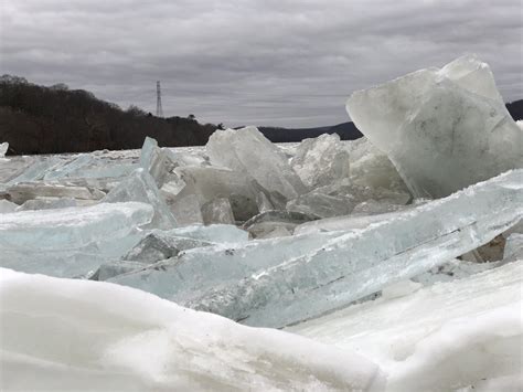 Ice Jam Clogs Part Of Connecticut River Causing Flooding And Polar