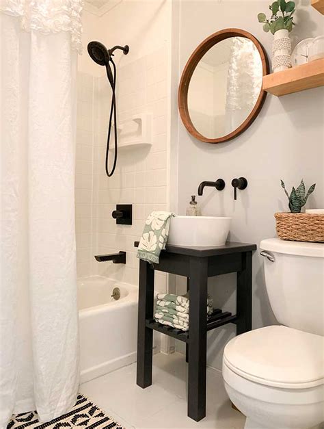 You can use plenty of glass to reflect the walls and open up the look of the bathroom. Small Bathroom Makeover Ideas - Hallstrom Home