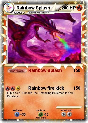 Pokémon Rainbow Splash 1 1 Rainbow Splash My Pokemon Card