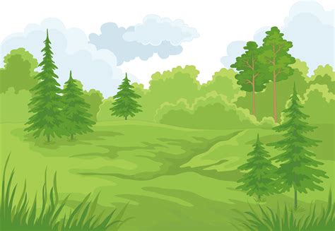 Download Forest Cartoon Landscape Clip Art Vector Castle Forest Free
