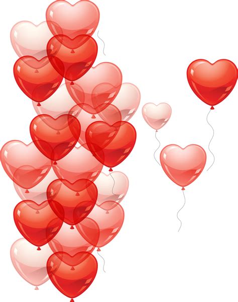 Balloons Hearts Png Transparent