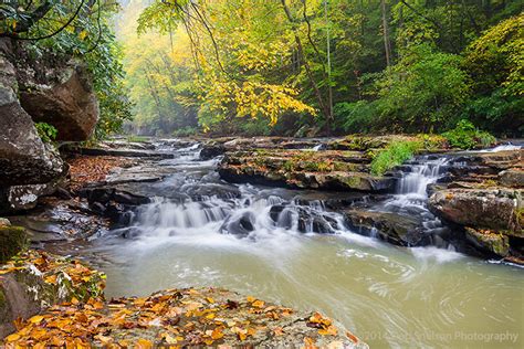Mill Creek A New River Tributary In Ansted West Virginia Waterfall Autumn