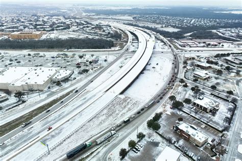 Texas Winter Storm Wreaks Havoc On Austin Downed Trees Power Outages