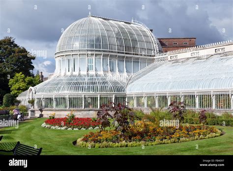 Botanic Gardens Palm House Belfast Northern Ireland Stock Photo Alamy