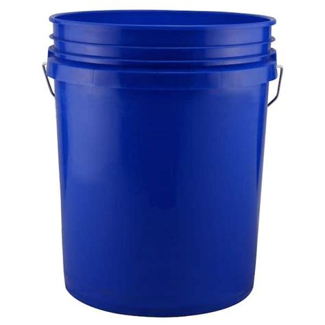 Leaktite 5 Gal Blue Bucket 120 Pack 210666 The Home Depot