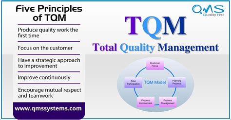 Five Principles Of Tqm 1 Produce Quality Work The First Time 2 Focus