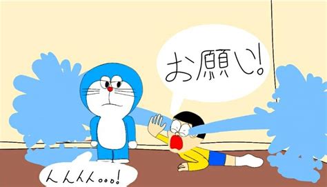 Doraemon And Nobita Crying Hard By Cheslolato On Deviantart
