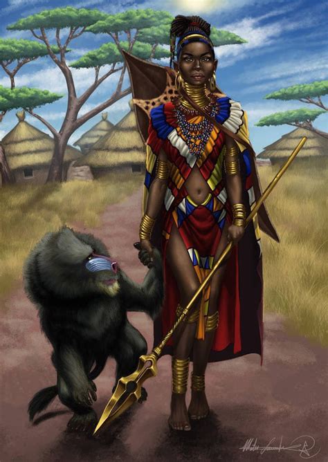 Ancient World Warrior Women Black Women Art African Art Paintings