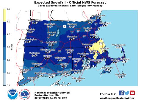 7 Maps Predicting How Much Itll Snow Sunday Night Into Monday