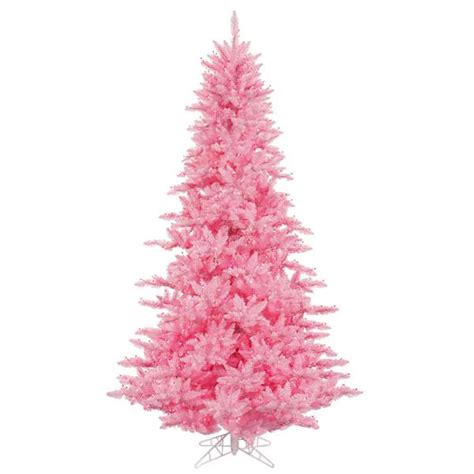 vickerman 435373 pink colored christmas tree