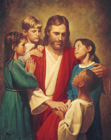Christ And Children From Around The World Christ With Children