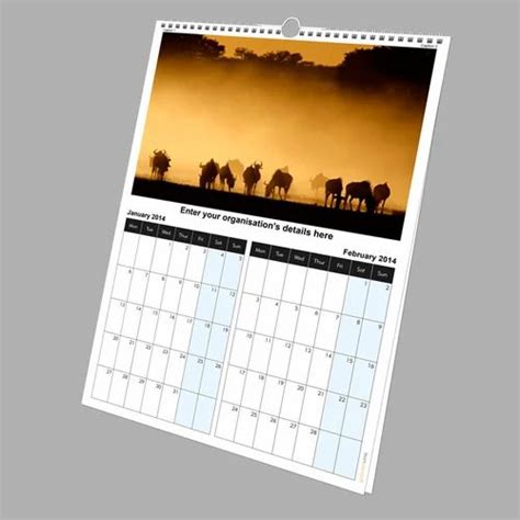 Wall Calendar Printing Services At Rs 65pcs In Noida