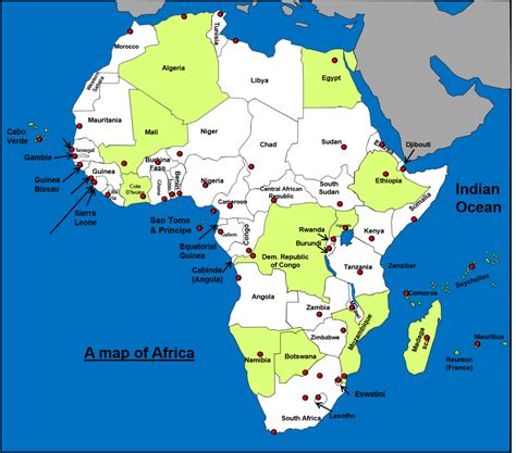 African Capitals Diagram Quizlet