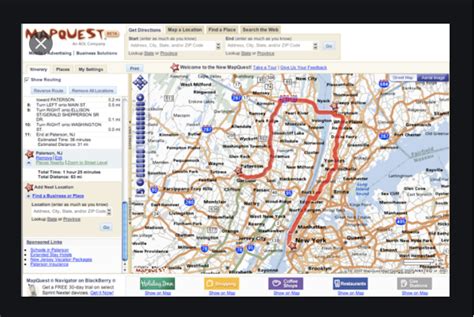 Mapquest Driving Directions Route Planner