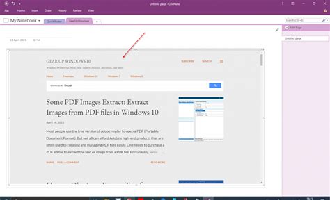 How To Extract Text From An Image Or Picture Using Onenote Gear Up