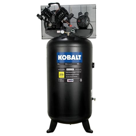 Kobalt 80 Gallon Single Stage Electric Vertical Air Compressor At