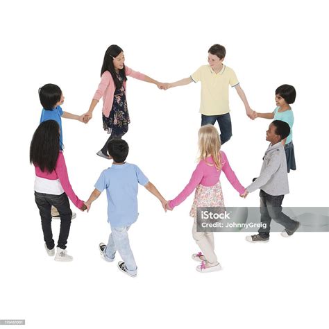 Children Holding Hands In A Circle Stock Photo Download Image Now