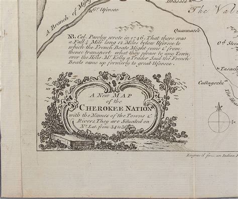 Lot 74 A New Map Of The Cherokee Nation Case Auctions