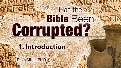 Can someone help me with this problem? 1. Introduction | Has the Bible Been Corrupted? - YouTube