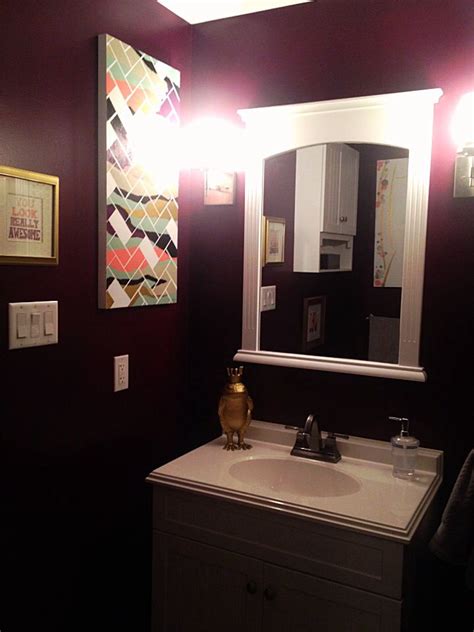 Lamp design lighting created with the ideas like the stars in sky, small lights on the wall and in furniture vanity add to perfection theme. Purple bathroom; white vanity | Purple bathrooms, Bathroom ...