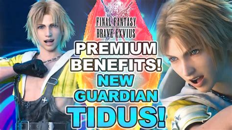 How To Use New Guardian Tidus Final Fantasy Brave Exvius Unit Reviews Guides Rotations