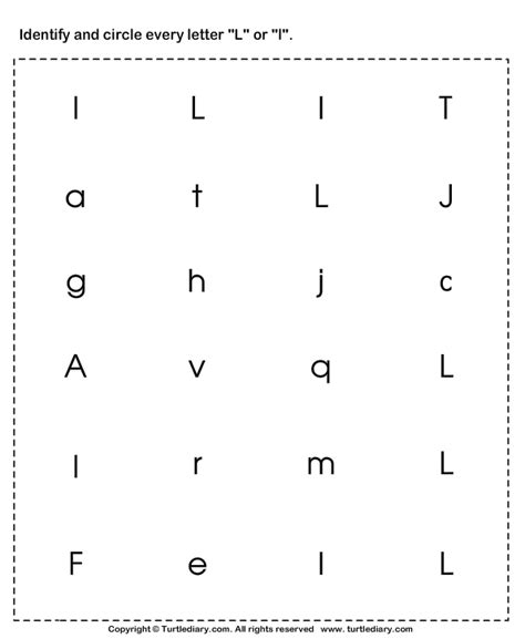 Download And Print Turtle Diarys Identifying Lowercase And Uppercase
