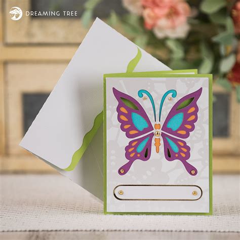 Butterfly Card Premium Svg File For Cricut Silhouette Cameo Scanncut