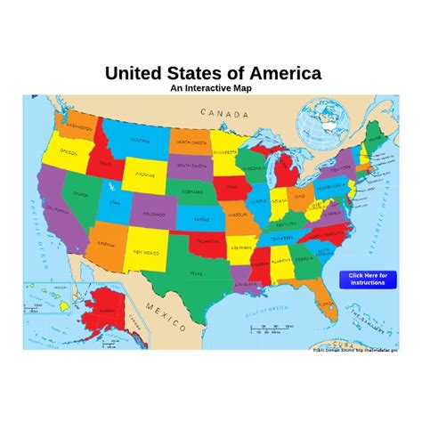 Interactive Map Of The Usa World Map