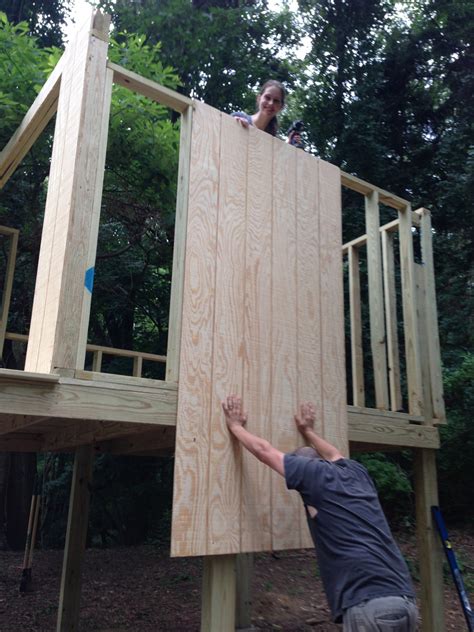 Installing T1 11 Walls For Our Modern Treehouse Merrypad