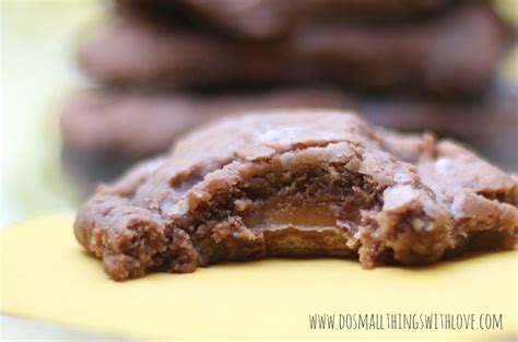 Drop from a teaspoon onto ungreased cookie sheet. Cake Mix and Milky Way Cookies can be made with Duncan Hines Chocolate Cake mix by Do Small ...