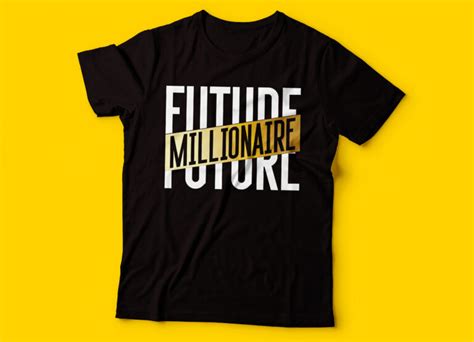 Entrepreneur Tshirt Esign Bundle Five Tshirt Design Future Millionaire The Entrepreneur