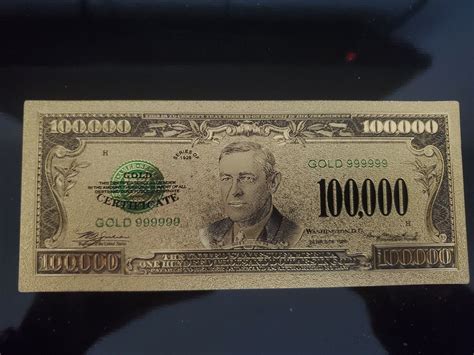 100 Thousand Dollar Bill Ubicaciondepersonascdmxgobmx
