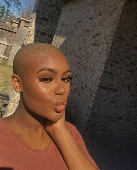 √ 46 Most Viral Bald Hairstyles For Black Women Download Watever Moon