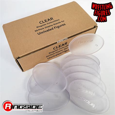 Clear Pack Display Stands For Unrivaled Figures Ringside Exclusive Wrestling Figure