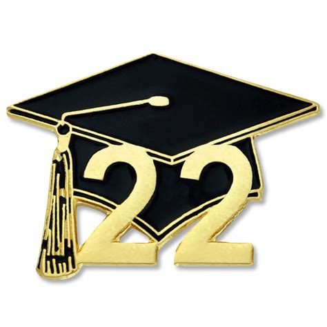 Pinmart Class Of 2022 Graduation Cap School Student Enamel Lapel Pin