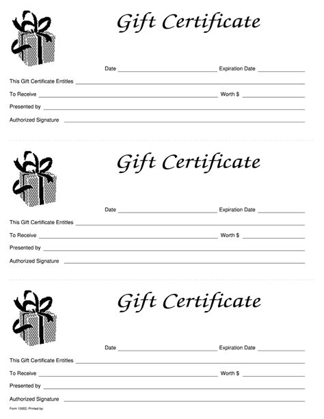 The Fastest Way To Fill In Gift Certificate Template Form