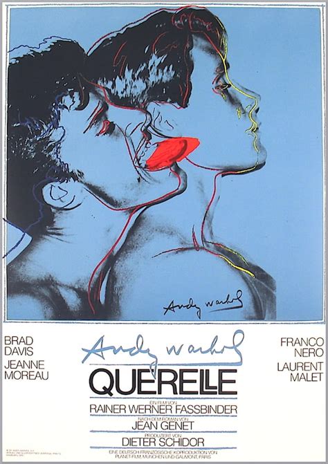 Andy Warhol Querelle Blue Rare Original Etsy