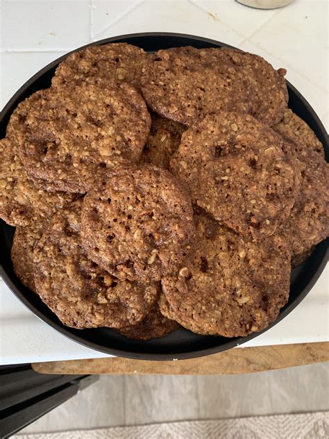 Claires Oat And Pecan Brittle Cookies Are Phenomenal R Bon Appetit